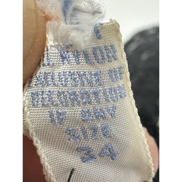 Vanity‎ Fair Nightgown Vintage Womens Size 34 Black Lace Bust Bow Detail Layered - Picture 6 of 11